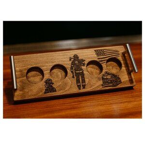 Personalized Bourbon Flight Board Flights Bourbon Pine Wood Serving Trays Tastin